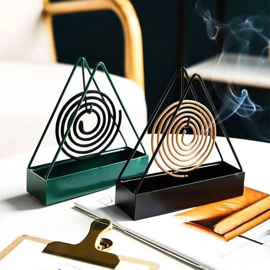 Triangle-shaped Iron Mosquito Coil Holder