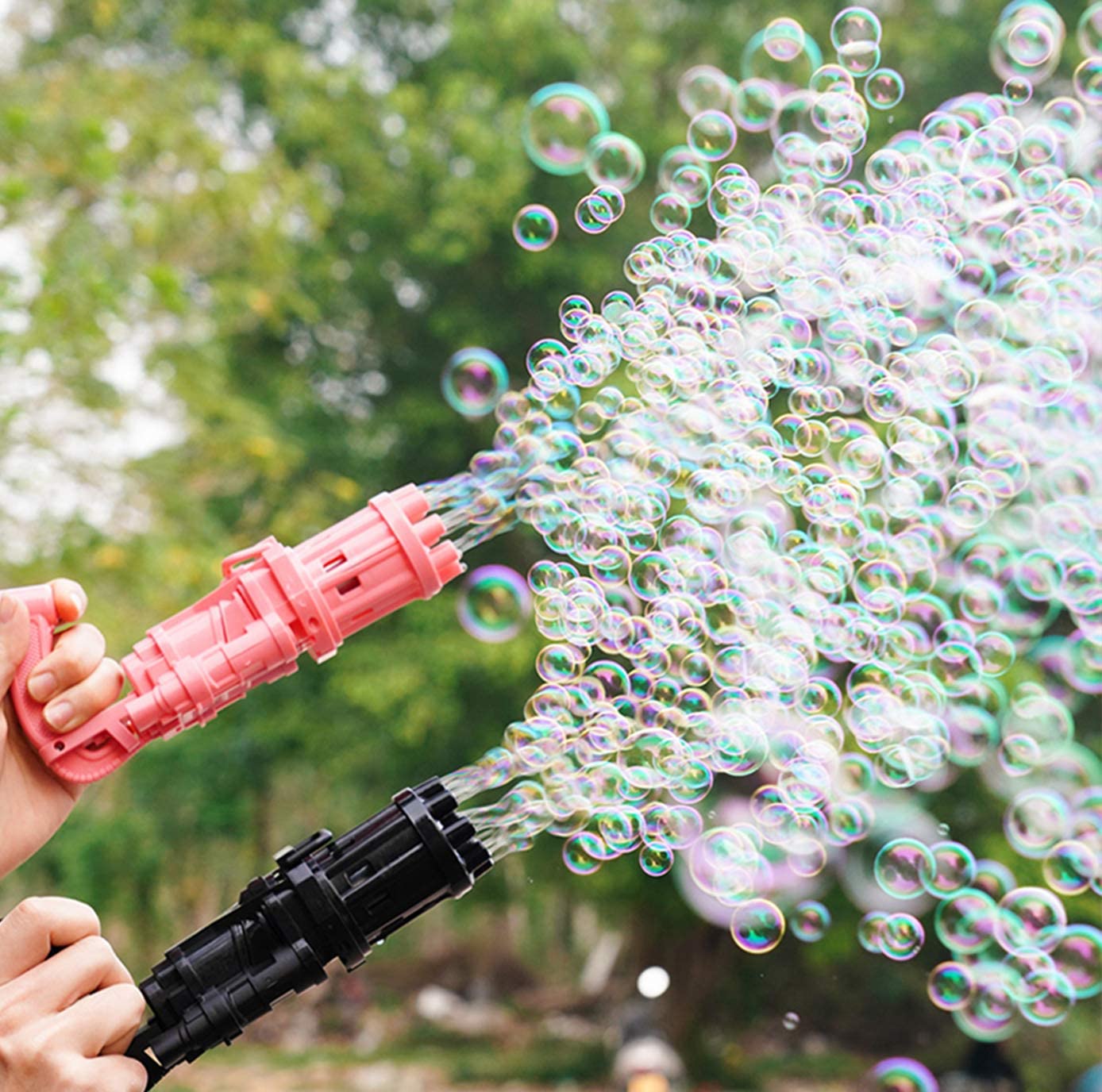 8-Hole Bubble Gun Machine -Toy gun With Bubble liquid for Kids - Bubble Gun for Kids -